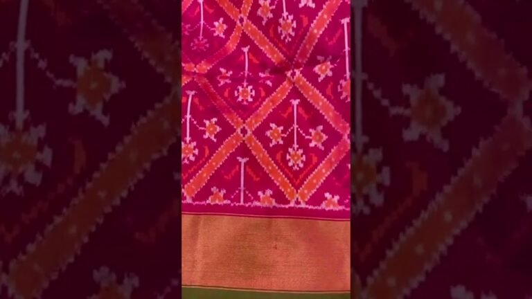 Saree |Indian wear | handwoven | pattu |ikkat #saree #india #fashion #trending #fyp #shorts #viral #