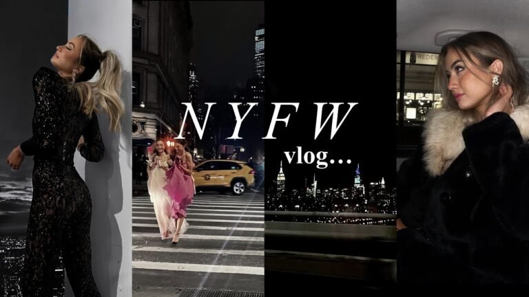 VLOG: my first FASHION WEEK