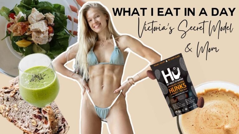 What I Eat In A Day / Victoria's Secret Model & MOM / how to stay in shape | Vita Sidorkina