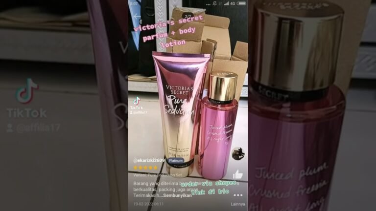 parfum+ body lotion victoria secret. link di deskripsi