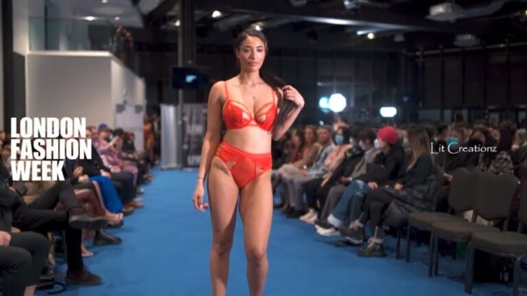 London Fashion Week by Fashion show live Designer Megans Choix Model 14