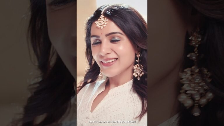 Myntra India's Fashion Expert X Samantha Akkineni