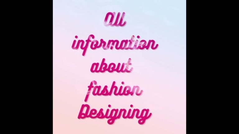 Career in Fashion Designing in India