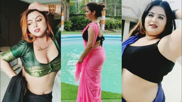 Deep Navel Lover l Indian New Saree Fashion l Saree Navel  Photoshoot Video l Top 50+Saree Poses2022