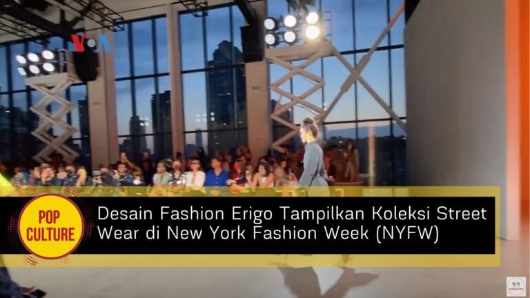 Desain Fashion Erigo Tampilkan Koleksi Street Wear di New York Fashion Week (NYFW)