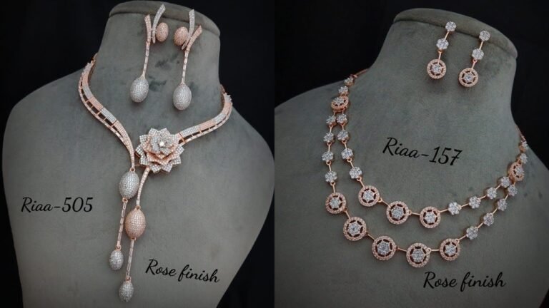 Exclusive Necklace set with Earrings Design | WhatsApp 9022469620 – Indian Fashion Trends