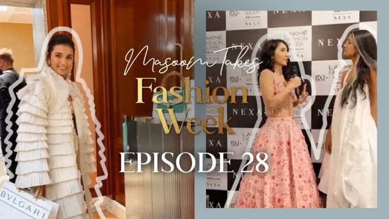 How Is Fashion Week Different In India And Internationally ? | Masoom Takes Fashion Week | #Shorts