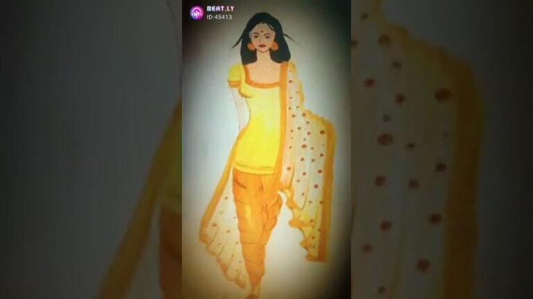 Indian fashion#suit salwar#fashion illustration#shorts