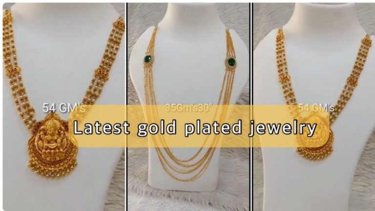 Latest Gold plated Silver jewelery | Latest Jewellery collection | Indian Fashion Trends