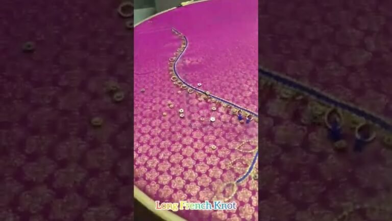 Long French Knot #shorts #indian #fashion #embroidery #aariwork #bridal #design