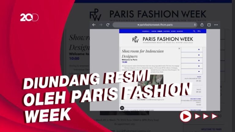 Mengenal 2 Brand Indonesia yang Diundang Tampil di Paris Fashion Week