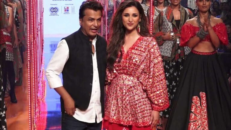 Parineeti Chopra ramp walk at Bombay Times Fashion Week