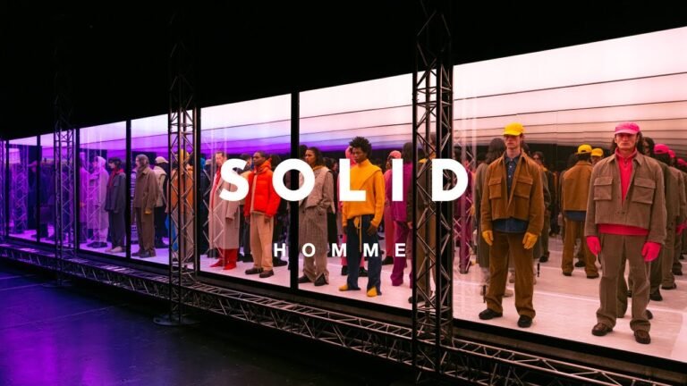 Solid Homme Fall/Winter 2022 Collection – Paris Fashion Week Men's