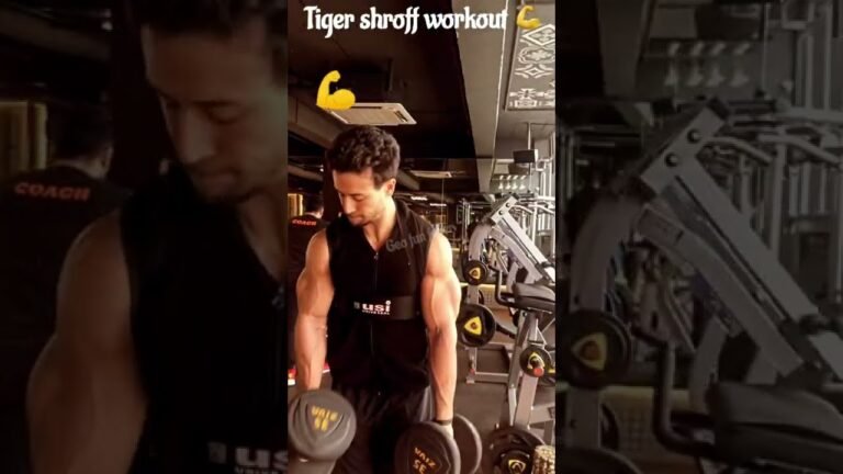 Tiger shroff gym workout #fashion #tiktok #tigershroff #heropanti2 #fitness #shorts #india #pakistan