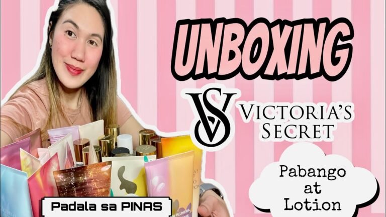 VICTORIA'S SECRET PERFUME AND LOTION |  PANLAGAY BALIKBAYAN BOX