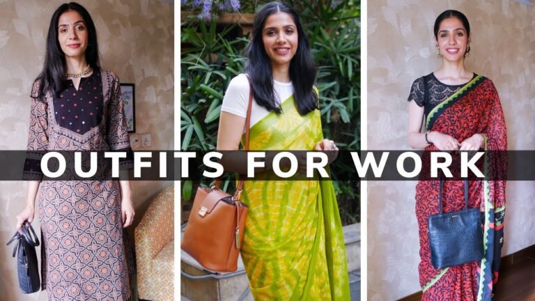 Work Outfits Part 2 – Indian Ethnic wear