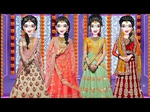 #indianweddinggame #indianweddingmakeovergame Indian Wedding Bride Royal Queen Fashion Makeover