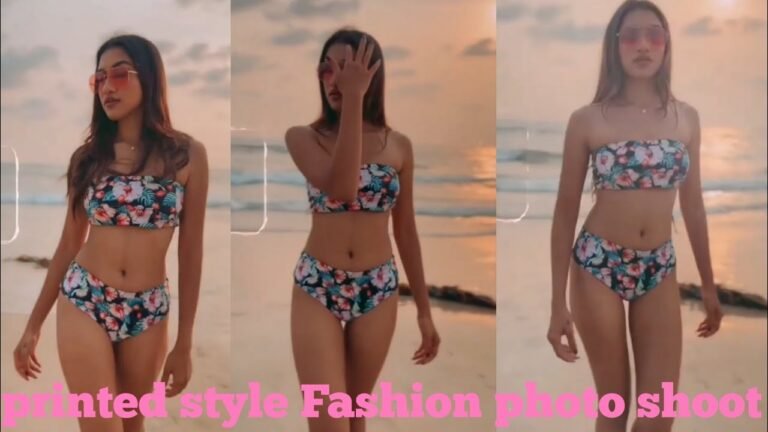 Beach Fashion | Bikini shoot | Indian model | Celebs onn Camera