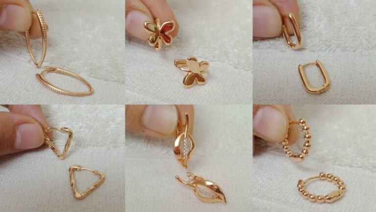 Daily Wear Light Weight Simple earrings Design – Indian Fashion Trends