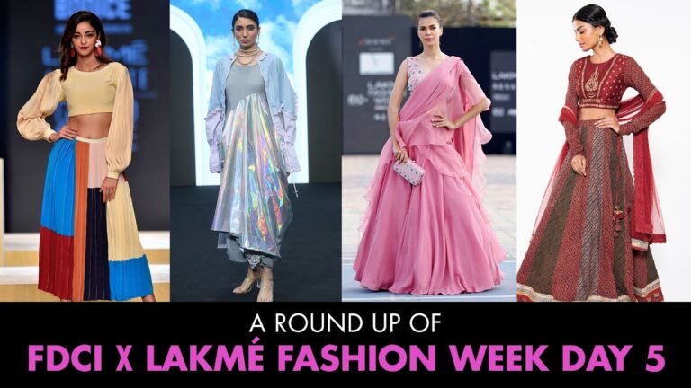 FDCI x Lakmé Fashion Week 2021 Day 5 – Round up | Ananya Pandey, Aahana Kumra & More