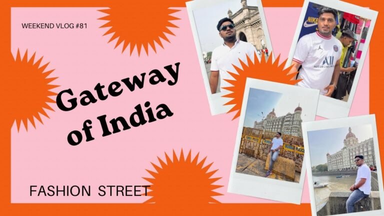 GATEWAY OF INDIA | FASHION STREET | MUMBAI | #gatewayofindia   #fashionstreet #ajayarjunvlogger