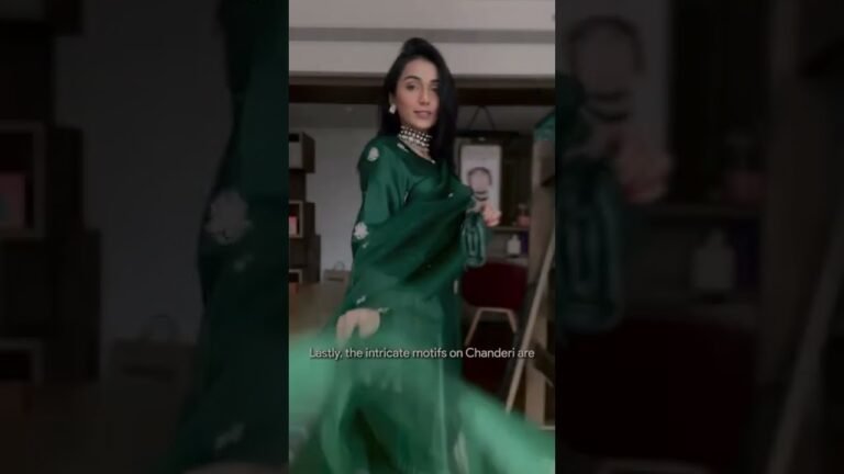 History of Chanderi 🌹 Indian Fashion | Indian Ethnic