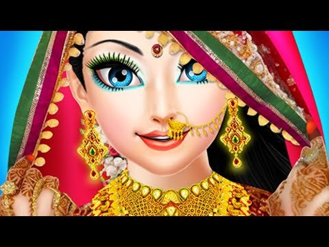 Indian Wedding Fashion Makeup Salon Game for Girls||Fashion Show Game||Makeup||@kidsgame junction