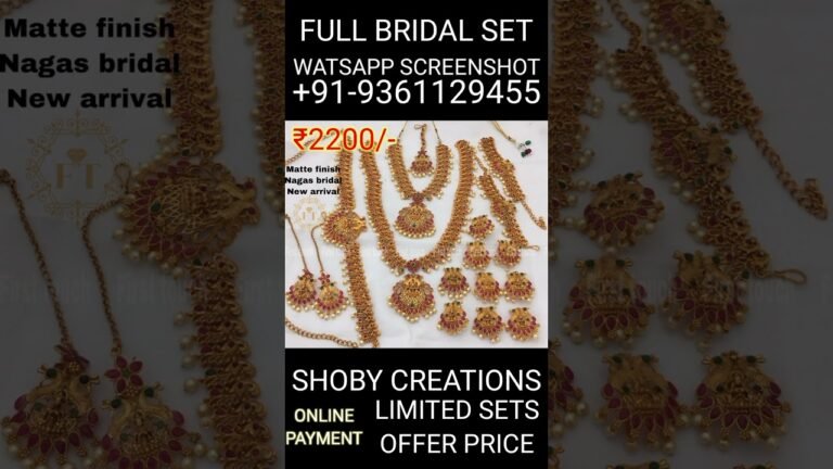 Latest south indian fashion jewelry online / semibridal jewelry / bridal / shoby creations