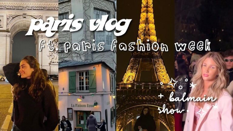 Paris Vlog Ft. Paris Fashion Week ★