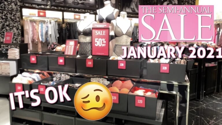 VICTORIA’S SECRET * SEMI ANNUAL SALE! JANUARY 2021…. JUST OK 🥴