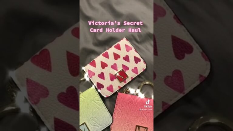 Victoria’s Secret Card Holder Haul