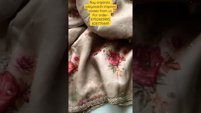 #fashion #onlineshopping #saree #indianwear #shorts #fabric #organza #india #instagram #bnslifestyle