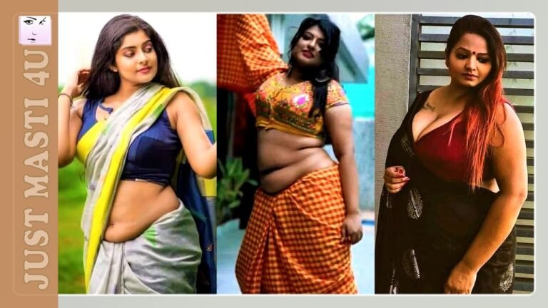 Saree Photoshoot | Saree Lover | Saree Fashion | Top Indian Curvy Plus Size Models | Just Masti 4U