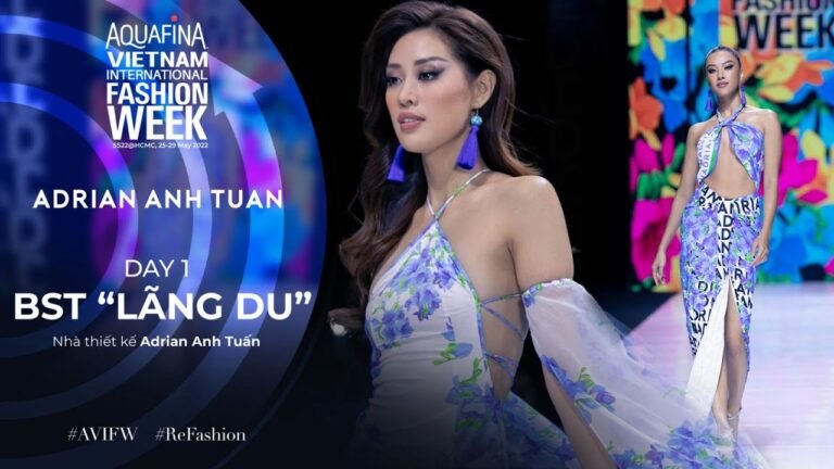 ADRIAN ANH TUAN SHOWCASE | AQUAFINA VIETNAM INTERNATIONAL FASHION WEEK SPRING SUMMER 2021