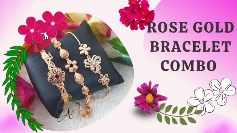 Amazing Rose Gold Bracelet Combo | WhatsApp 9022469620 – Indian Fashion Trends