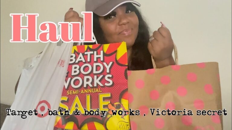 Bath & body works , Victoria secret, Target haul | sharnika M.