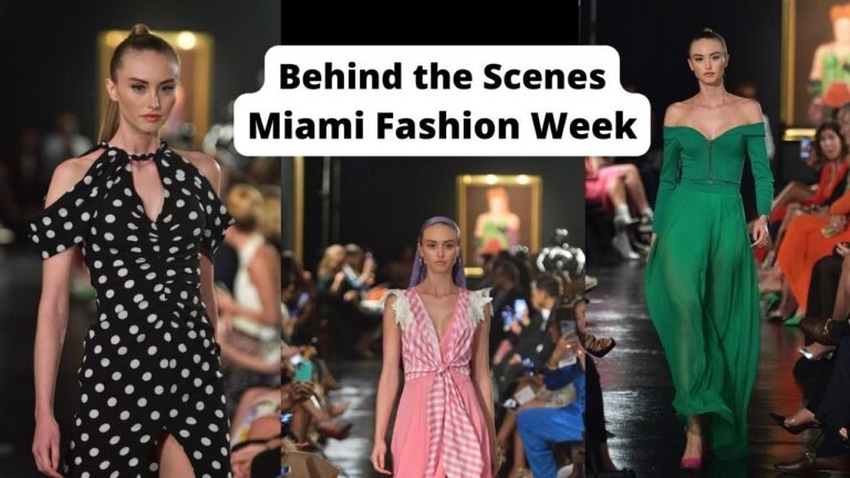 Behind the Scenes Miami Fashion Week