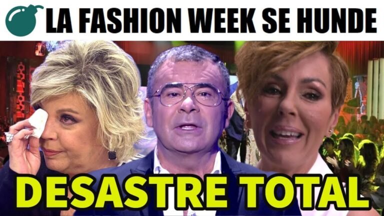 🚨FRACASO TOTAL de la Sálvame Fashion Week HUNDE a Jorge Javier y Rocío Carrasco por FUGA DE MARCAS