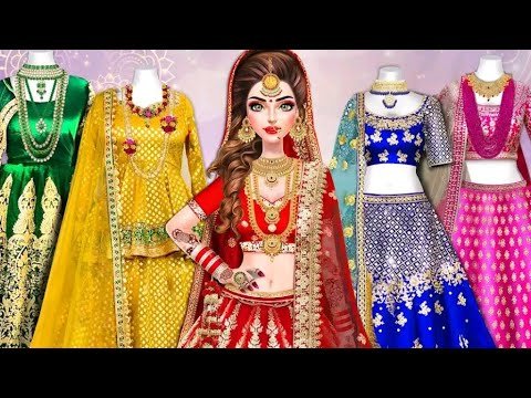Fashion Show Game||Android Gameplay||Royal Indian Wedding||@kidsgame junction||#fashionshowgame