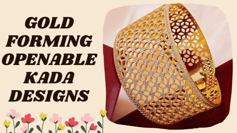 Gold Forming Kada Design Collection of 2022 | WhatsApp 9022469620- Indian Fashion Trends