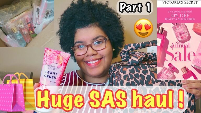 HUGE VICTORIA'S SECRET SEMI ANNUAL SALE SUMMER HAUL/REVIEW (PART 1) |2021| |SHAI'S TIME|