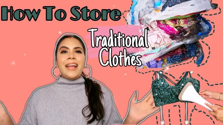 How to arrange Indian Clothes- Organizing My Traditional Clothes