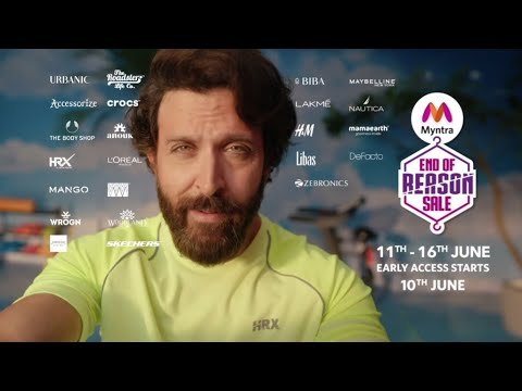 India's Biggest fashion sale | Myntra End of Reason Sale | Hrithik Roshan | Siddhant Chaturvedi ||