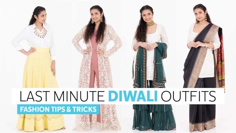 Last Minute Festive Outfits | Styling Tips For Indian Clothes