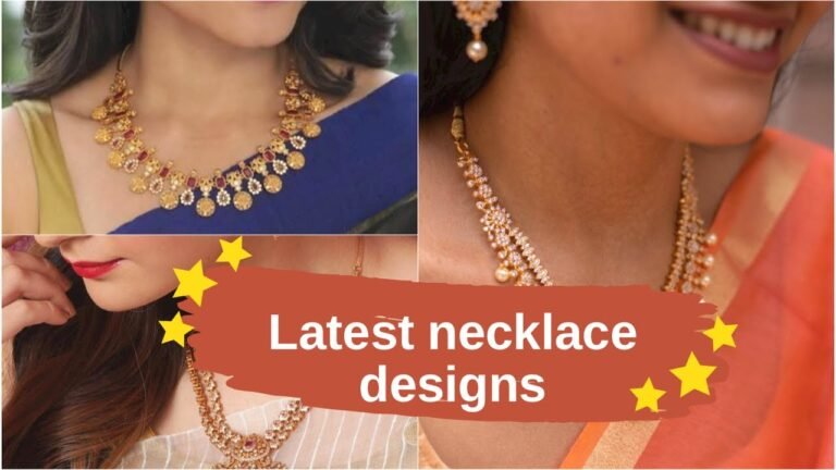 Latest  necklace models| gold necklace designs | Indian Fashion Trends | Indian Fashion Trends