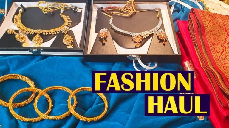 London Saree and Jewellery Haul – Bangladeshi/Indian Fashion