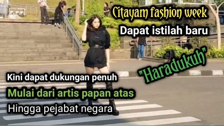 Citayam fashion week dapat dukungan penuh pejabat negara hingga artis papan atas