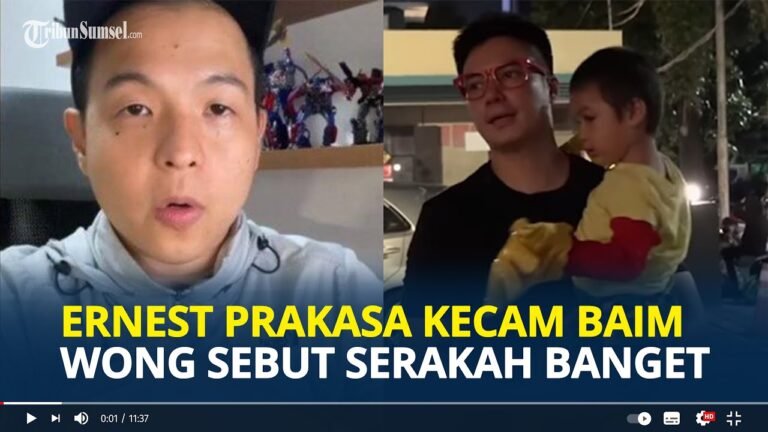 Ernest Prakasa Kecam Tindakan Baim Wong Daftarkan Merek Citayam Fashion Week ke PDKI, Sebut Serakah