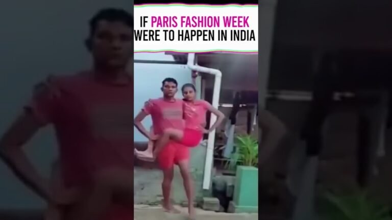 If Paris fashion week happen to INDIA