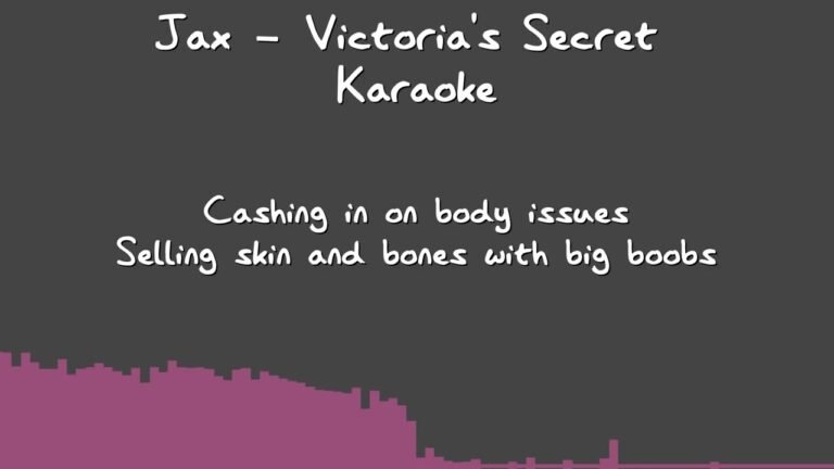 Jax – Victoria's Secret Karaoke Original Key l Instrumental